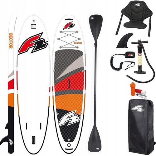 Sup Gigant F2 Sector 12'2 Rot/Orange Combo Board - Familie Und Stabil