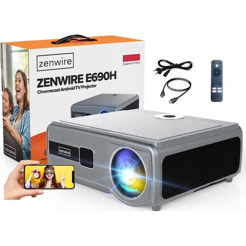 Projektor 30000Lm Full Hd 4K Android 11 Google Tv Wifi Autofocus Bluetooth