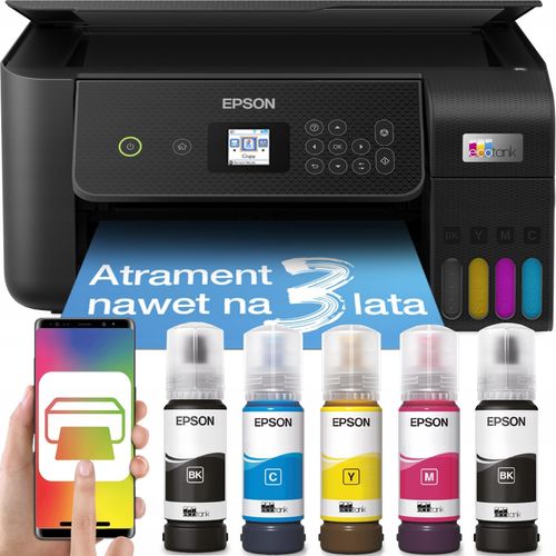 Drucker 3In1 Ecotank Wifi Lcd Drucken Scannen Kopieren 0,7 Penny Tinte Für 3 Jahre