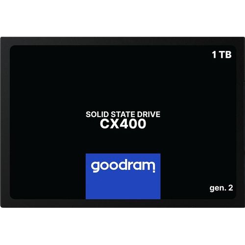 Goodram CX400 SSD 1TB SATA III 2,5 550MB/s 500MB/s schnell und leistungsstark