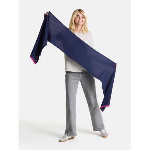 Schal LIEBLINGSSTÜCK "Damen-Strickschal", Damen, Gr. onesize, 490, navy, Kaschmir, Modetücher Schal, aus Wolle und Kaschmir