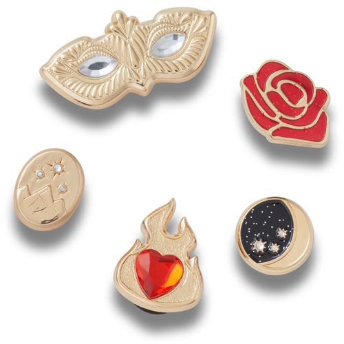Schuhanstecker CROCS "Jibbitz™ Gold Magic", Mädchen, gold (goldfarben), Zinklegierung, Schuhzubehör Schuhanstecker, Charm, Anstecker für Crocs Schuhe