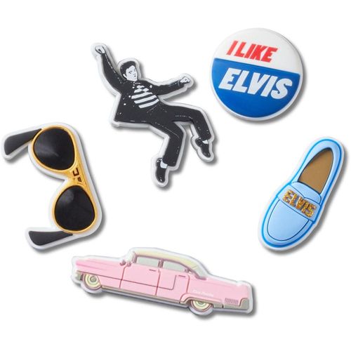 Schuhanstecker CROCS "Jibbitz™ Elvis", Kinder, bunt, PVC, Schuhzubehör Schuhanstecker, Anstecker, Charms für Elvis Fans
