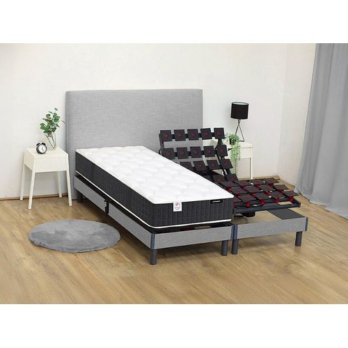 Matratze mit Relax-Funktion 80 x 200 cm auf Taschenfedern und Formgedächtnis PAROX der Marke Ysmée