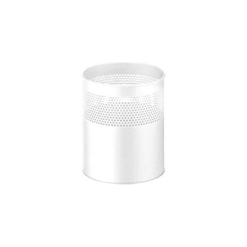 V-Part Halbperforierter Papierkorb 15 Liter weiß