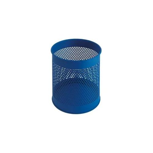V-Part Perforierter Papierkorb 15 Liter blau