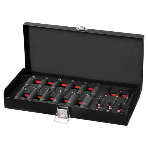 PARKSIDE PERFORMANCE® Schlag-Steckschlüssel- und Bit-Satz, 21-teilig Image