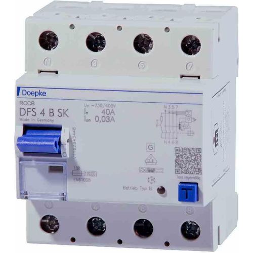 Doepke DOEP DFS4 125-4/0.03-B SK Fehlerstromschutzschalter 4-p
