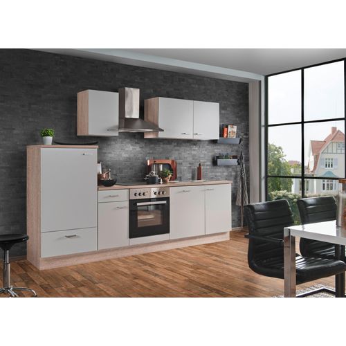 Küchenzeile mit Elektrogeräten Classic Weiß 270 cm