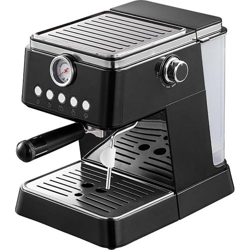 Espressomaschine, 20Bar Druck, Milchaufschäumer, Schwenkbare Edelstahldampfdüse, 1,5L Wassertank, Ein-Tassen/ Zwei