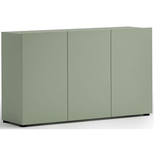 Sideboard , Grün , Holzwerkstoff , 2 Fächer , 135x79x38 cm , Typenauswahl, Beimöbel erhältlich, stehend , Wohnzimmer, Kommoden & Sideboards, Sideboards