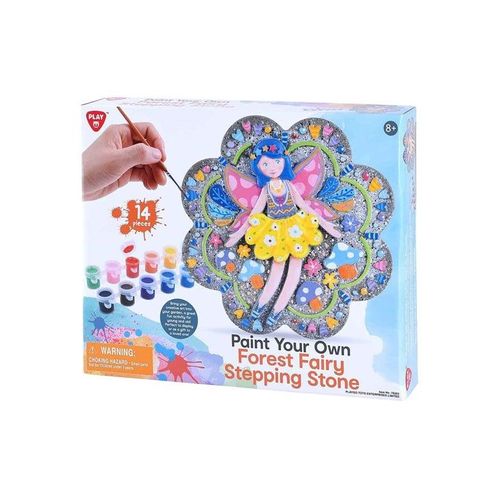 PLAY go Paint Your Own Forest Fairy on Stone Paint Set - 14pcs.