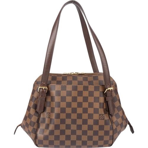 Louis Vuitton Crossbody Bags - Louis Vuitton Damier Ebene Monogram Belem MM Shoul - Gr. unisize - in Braun - für Damen Image