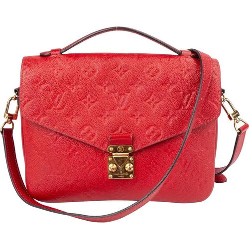Louis Vuitton Crossbody Bags - Louis Vuitton Rouge Empreinte Leather Metis Handba - Gr. unisize - in Rot - für Damen Image