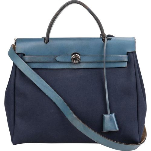 Hermès Crossbody Bags - Hermes Classic Cotton Herbag 31 Handbag - Gr. unisize - in Blau - für Damen Image