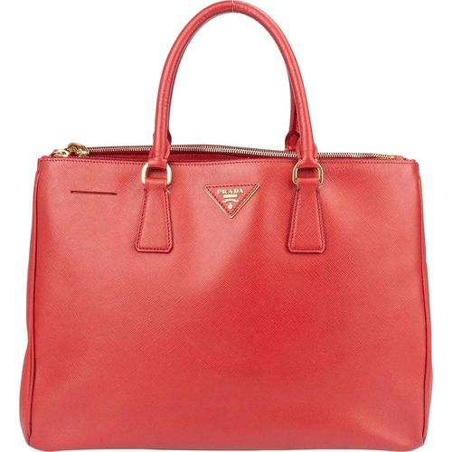 Prada Crossbody Bags - Prada Red Saffiano Leather Galleria Handbag - Gr. unisize - in Rot - für Damen Image