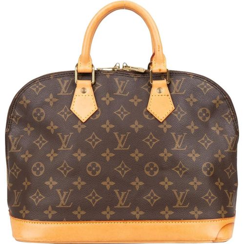 Louis Vuitton Crossbody Bags - Louis Vuitton Canvas Monogram Alma PM Handbag - Gr. unisize - in Braun - für Damen Image