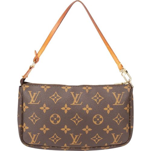 Louis Vuitton Crossbody Bags - Louis Vuitton Canvas Monogram Pochette Accessoire - Gr. unisize - in Braun - für Damen Image