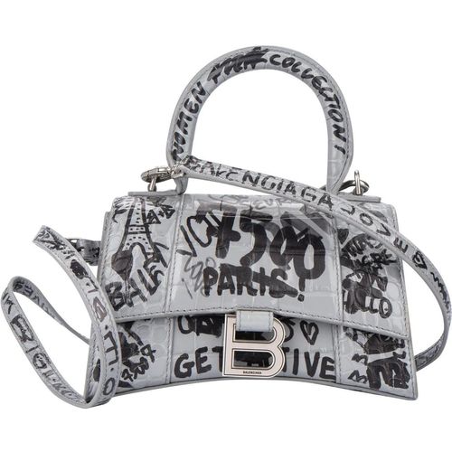 Balenciaga Crossbody Bags - Balenciaga Graffiti Hourglass XS Handbag - Gr. unisize - in Bunt - für Damen Image