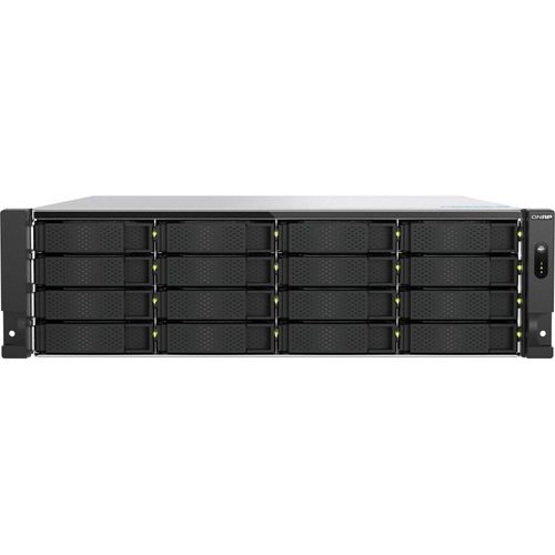 QNAP TS-H1677XU-RP - NAS-Server - 16 Schächte - Rack - einbaufähig - SATA 6Gb/s - RAID RAID 0, 1, 5, 6, 10, 50, JBOD, 60 - RAM 32 GB - Gigabit Ethernet / 2.5 Gigabit Ethernet / 5 Gigabit Ethernet / 10 Gigabit Ethernet - iSCSI Support - 3U