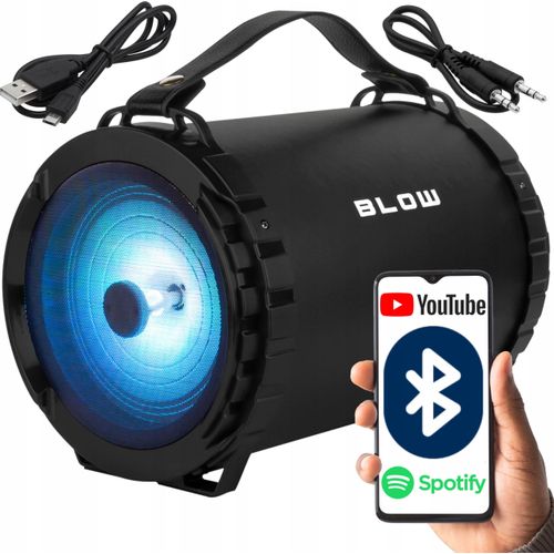 Bluetooth Lautsprecher Blasen Bt5.0 120W Led Fm Usb Microsd Karaoke 3H Portable