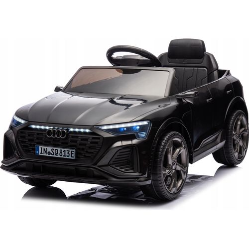 Ekspand | Elektroauto AUDI SQ8 - Schwarz - Mit Fernbedienung - EVA-Räder und Musikspieler