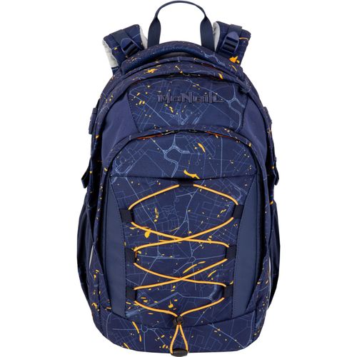 Schulrucksack MCNEILL "Luca", Kinder, Gr. B/H/T: 30cm x 45cm x 23cm, splash, Polyester, Rucksäcke Schulrucksack