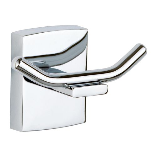 Klebehaken TESA "Handtuchhaken 1x tesa klaam Wandhaken", chrome, B:8cm L:6,5cm Ø:8,5cm, Haken
