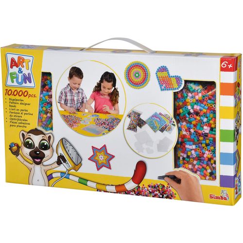 Kreativset SIMBA "Art & Fun Bügelperlen", bunt, Kreativsets, Kinder