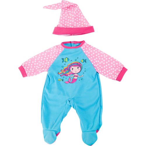 Puppenkleidung BAYER "Strampler 46 cm", blau (blau, rosa), Puppenkleidung, Kinder