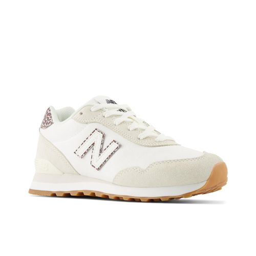 Plateausneaker NEW BALANCE "515", Damen, Gr. 39, sea salt, mah, Leder, Textil, Schuhe Plateausneaker
