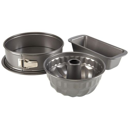 Birkmann Backformenset Bakers Best , Metall , hitzebeständig, beschichtet , Backen, Backformen, Backformen-Sets