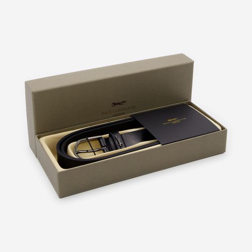 Schwarzer Gürtel mit Logo Image