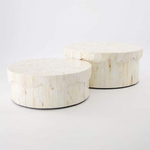 Kleine Aufbewahrungsbox aus Capiz-Muschel mit Deckel Image