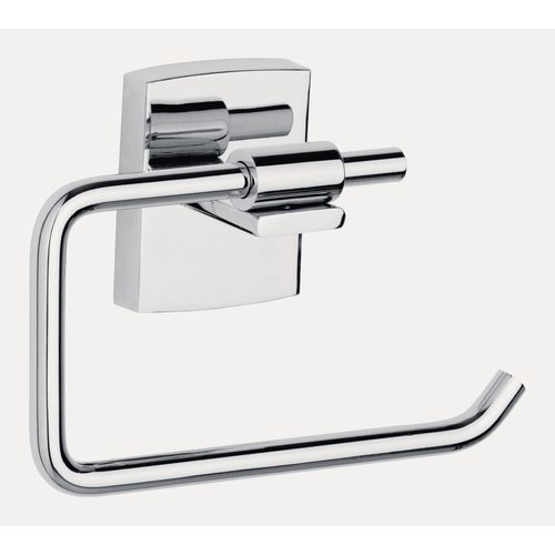Toilettenpapierhalter TESA "Toilettenpapierhalter 1x tesa klaam Toilettenpapierhalter", chrome, B:13,5cm H:15,5cm L:8,5cm, Toilettenpapierhalter