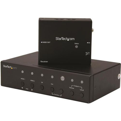 StarTech.com Multi-Input HDBaseT Extender mit eingebautem Switch
