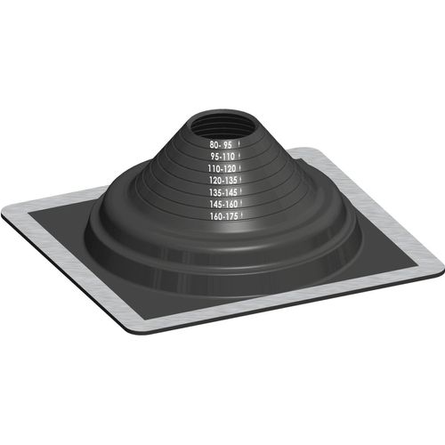 Atec Flachdachdurchführung flexibel, DN 80/125