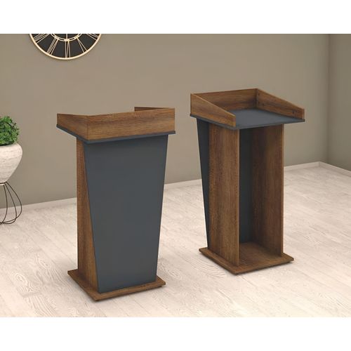 Empfang Rezeption Empfangsschalter Empfangstheke Hotel Holz Braun