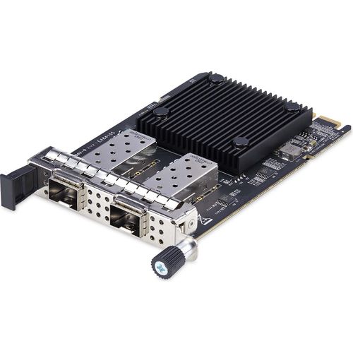 StarTech.com 2-Port 10 Gbit Netzwerkkarte SFP+, 10 Gigabit LWL OCP 3.0 Server LAN Karte mit Intel X710, SFF 4C+ Kompatibel, Netzwerkadapter, Windows/Linux Kompatibel