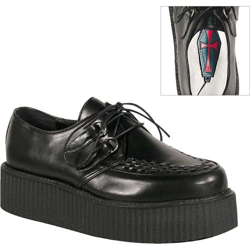 V-CREEPER-502 Damen Creeper von DemoniaCult, Schwarz , EU 40, US 8