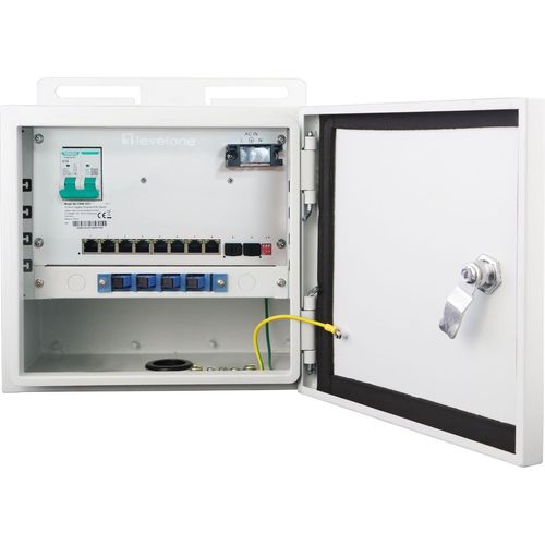 LevelOne Switch 10x GE OSW-1031 8x Outputs 802.3at/af PoE - Switch