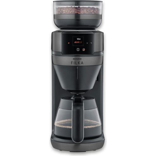 Severin Filterkaffee-Vollautomat FILKA KA 4854 dark inoxmattschwarz