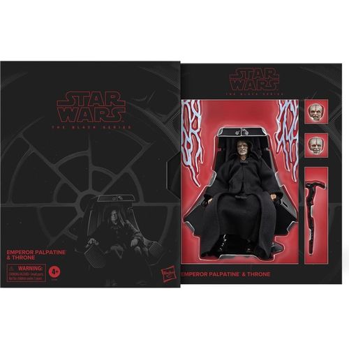 The Black Series 6 Zoll Figur Imperator Palpatine & Thron