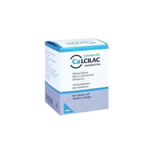 Calcilac Kautabletten 500 mg/400 I.e. 100 ST