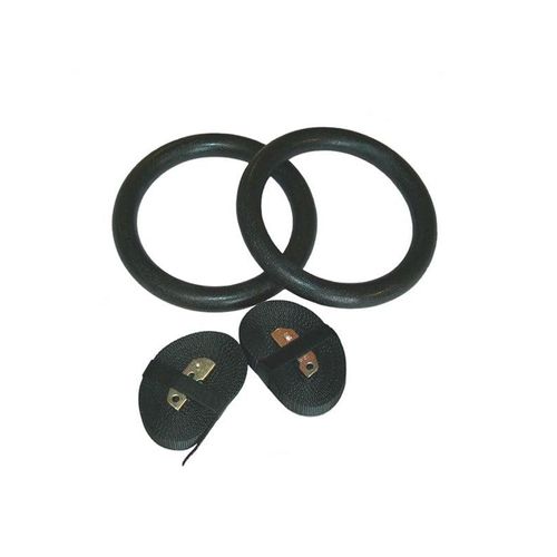 TITAN LIFE LIFE Gym rings - Synthetic I - Black rings