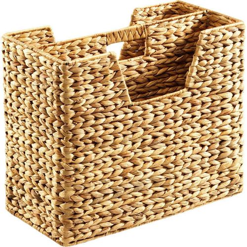 Zeitungsständer LOCKER, beige (natur), B:40cm H:33cm T:20cm, Zeitungsständer, Zeitungsständer