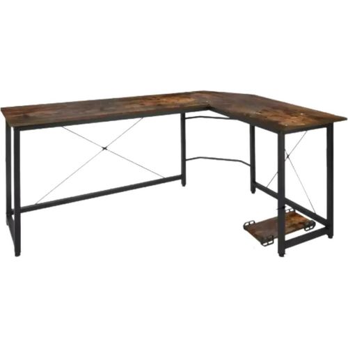 Happyment® L-förmiger Schreibtisch – 170 x 120 x 75 cm – Vintage Gaming & Home Office Desk – Computer- und Laptop-Tisch