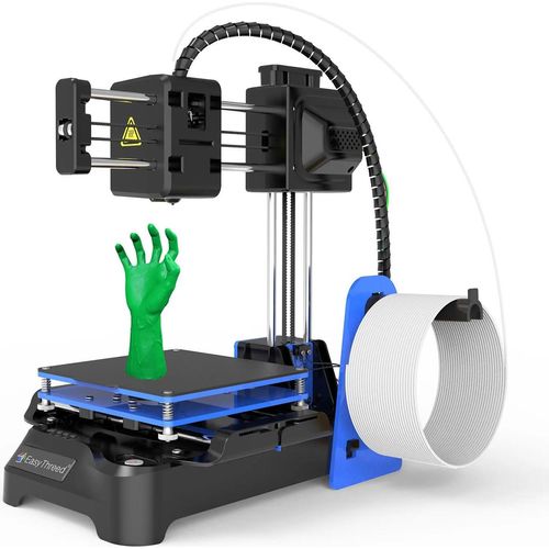 Mini 3D‑Drucker für Kinder, Desktop‑Modell, 100×100×100 mm, ohne Heizbett, Ein‑Knopf‑Druck, TF‑Karte, PLA‑Probe, schwarz