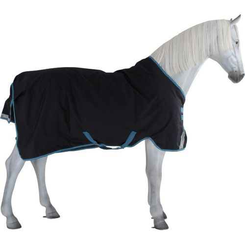 Horseware Amigo Bravo 12 50g Turnout Regendecke Navy/Turquoise, Horseware Deckengröße:165 cm / 7`3