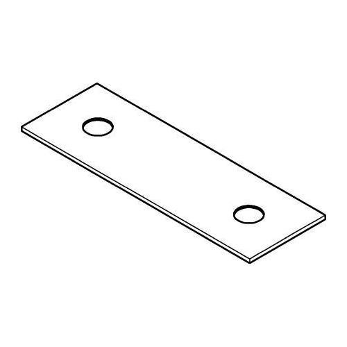 GROHE Abdeckung Rainshower Aqua 26785, für 2 Strahlbildner Deckenbrause, ohne Rohbau-Set/Strahlbildner, chrom